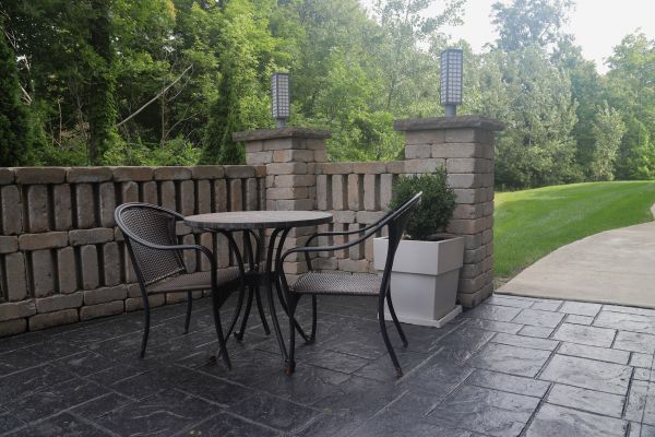 Stamped Concrete Patio Installation in Post Falls